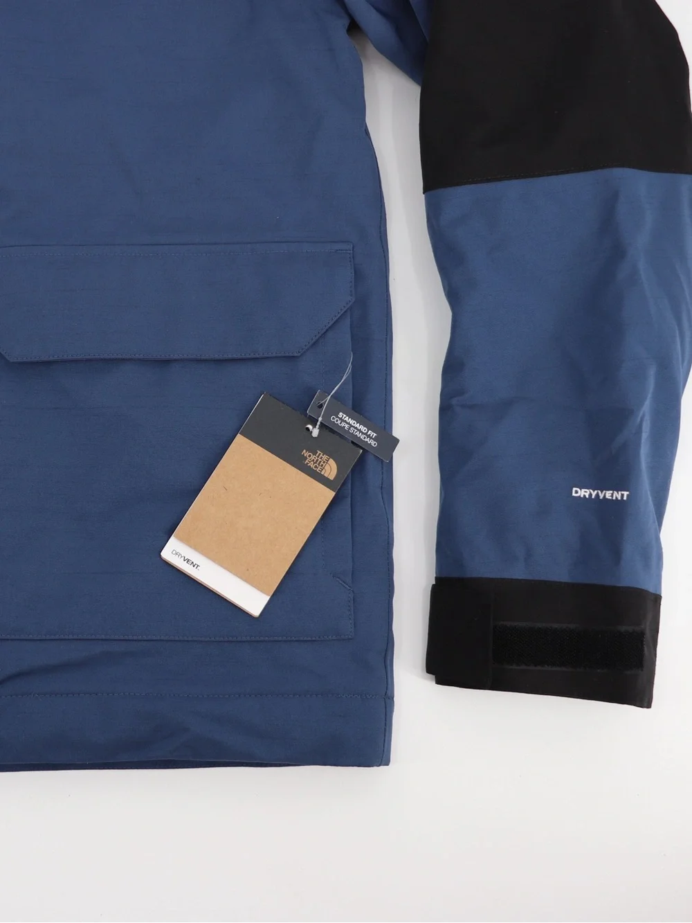 New The North Face Men’s Medium Cypress Insulated Parka Blue Black Authentic